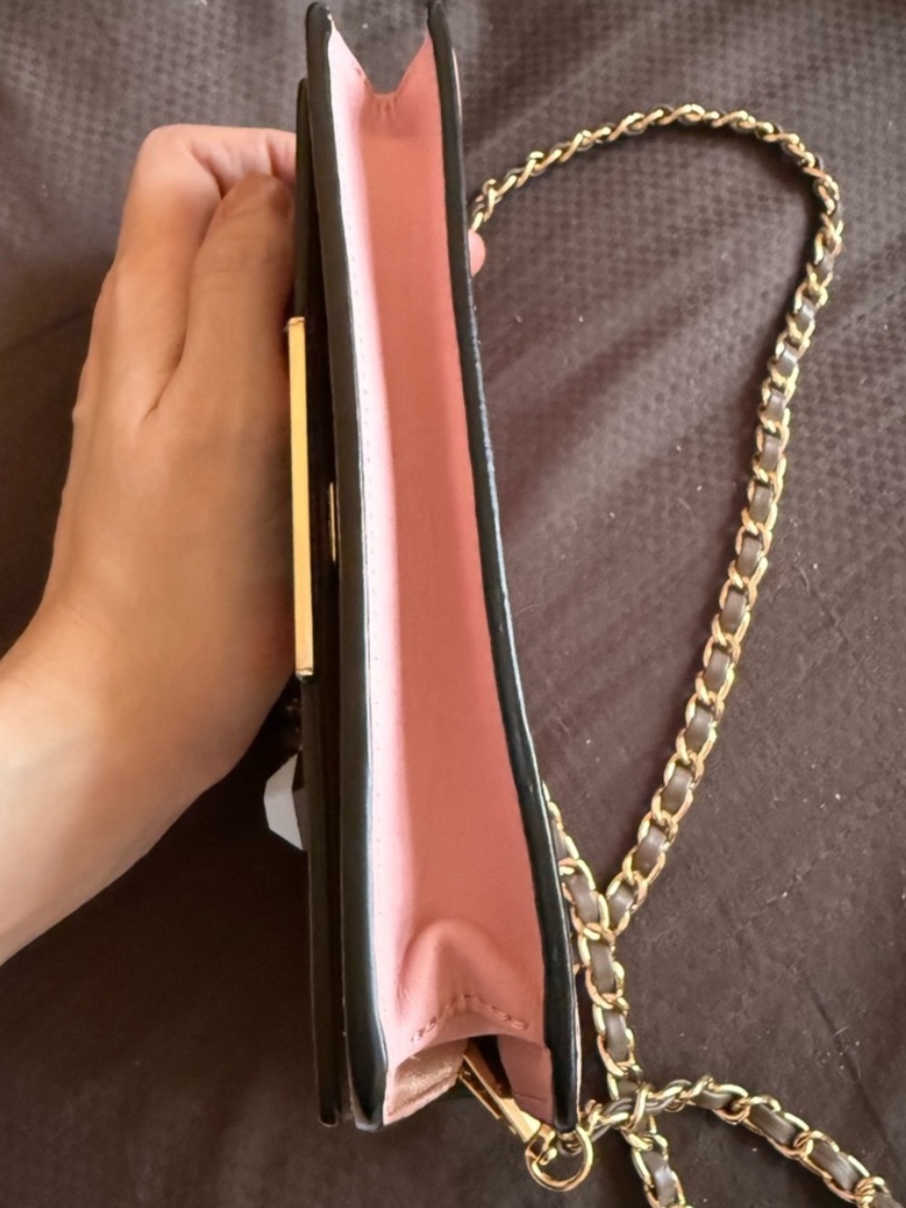 ✨ Authentic Fendi Hypnoteyes Monster Wallet On Chain (WOC) - Pink EUC ✨ - Picture 4 of 9